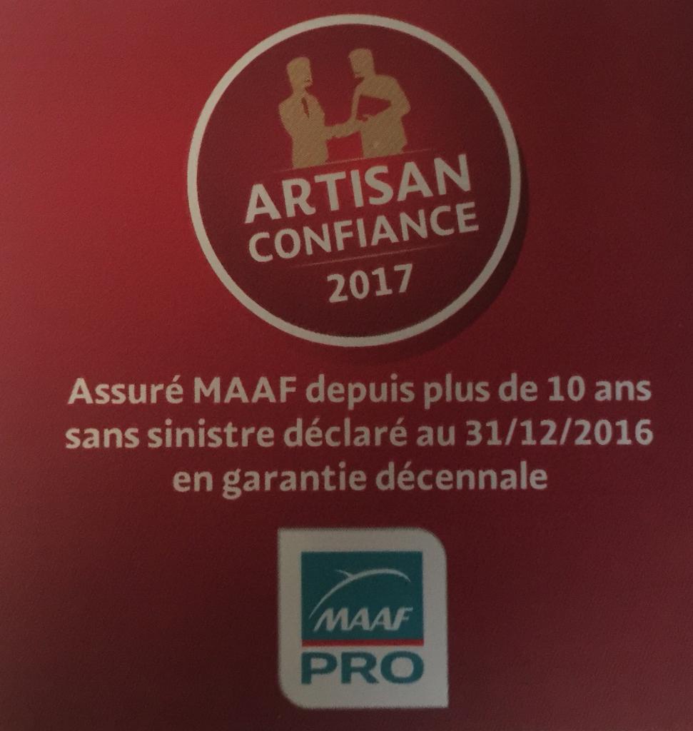 artisan confiance